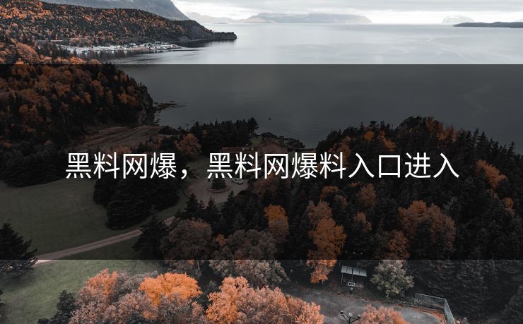 黑料网爆,黑料网爆料入口进入 黑料网爆,黑料网爆料入口进入